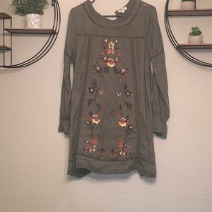 umgee embroidered dress